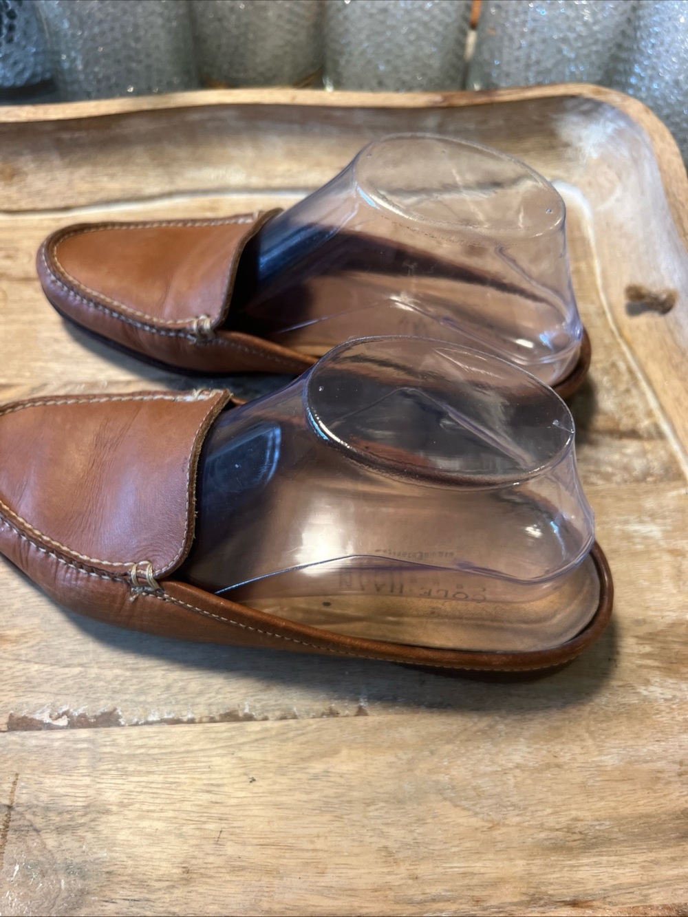 Cole Haan Women's Brown Leather Loafers - Picture 4 of 7